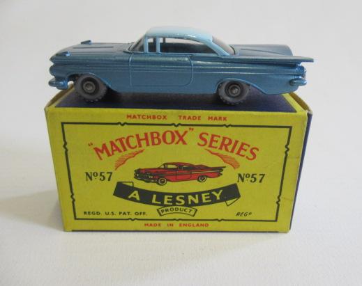 Matchbox 57b Chevrolet Impala, C-Type box M, model M (Est. plus 24% premium inc. VAT) Image