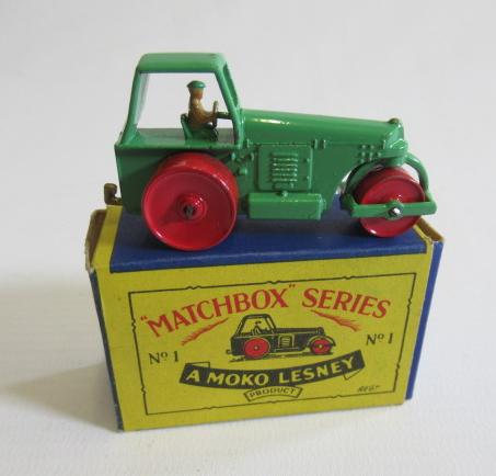 Matchbox 1b Diesel Road Roller, box M, model M (Est. plus 24% premium inc. VAT) Image
