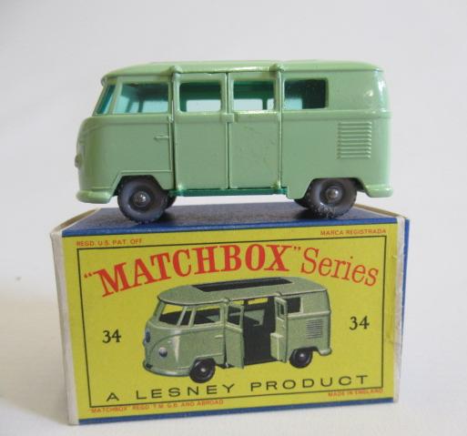 Matchbox 34b Volkswagen Camping Car, box M, model M (Est. plus 24% premium inc. VAT) Image
