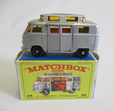 Matchbox 34c Volkswagen Camper, box M, model M (Est. plus 24% premium inc. VAT) Image