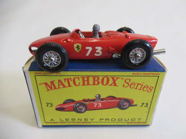 Matchbox 73 Ferrari F1 racing car D type, box E-M, model M (Est. plus 24% premium inc. VAT) Image