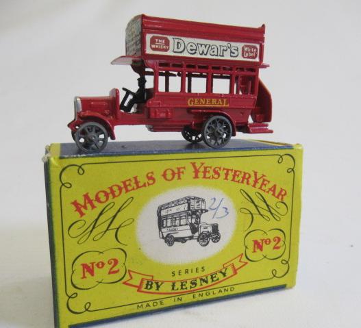Matchbox Models of Yesteryear No 2 Bus, box G-E, model E (Est. plus 24% premium inc. VAT) Image