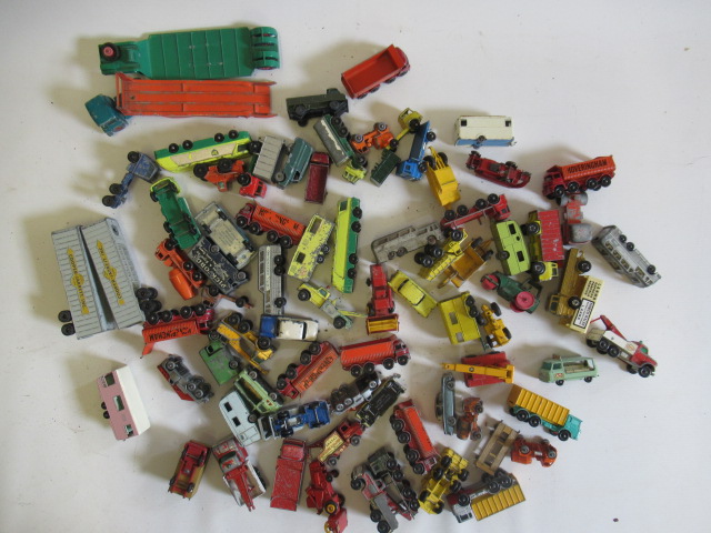 Playworn Matchbox vehicles, most items have some paint loss, some have damage parts (Est. plus 24% Image