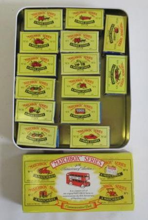 Re-issue Matchbox 1-75 models including Commemorative Pack, all items boxed, M (Est. plus 24% Image