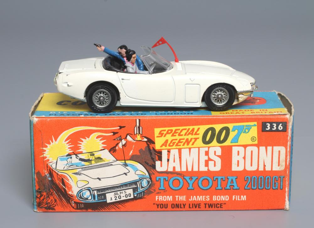 James Bond 336 Toyota 2000 GT model in good-plus condition, however the boot has fault on closure, Image