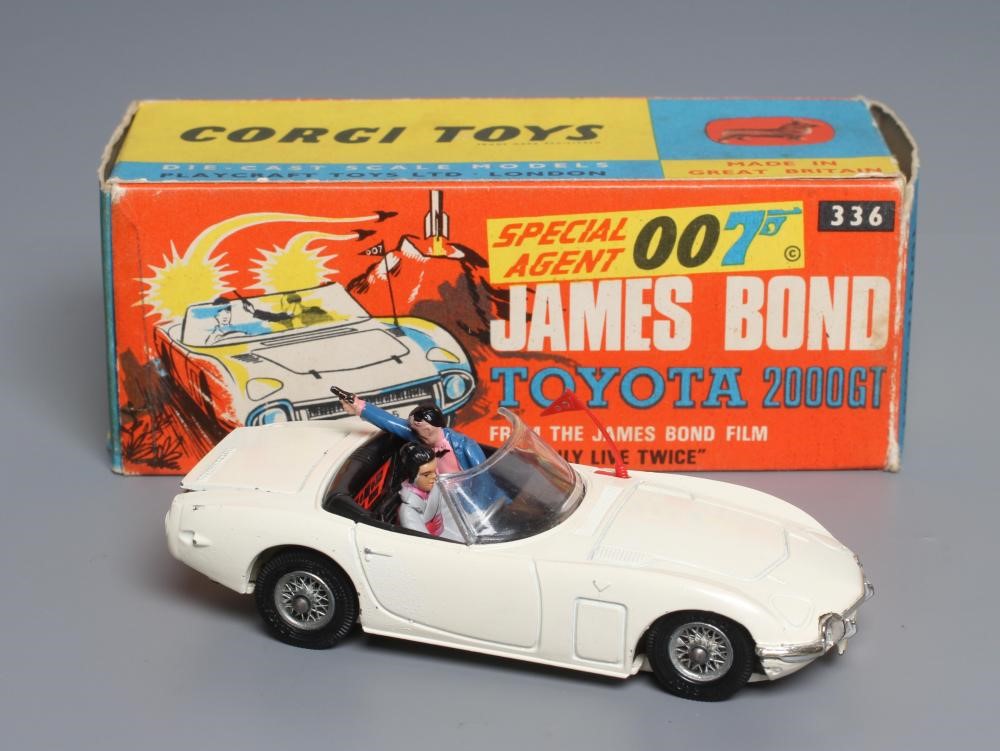 James Bond 336 Toyota 2000 GT model in good-plus condition, however the boot has fault on closure, Image