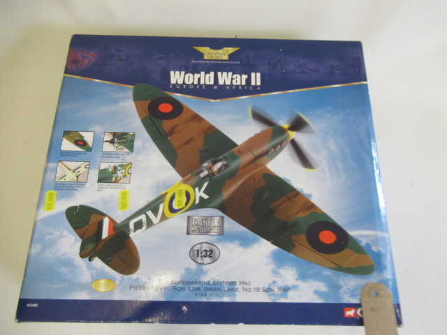 Aviation Archive Spitfire MK1 in 1:32 scale, battle scarred condition, boxed G-E (Est. plus 24% Image