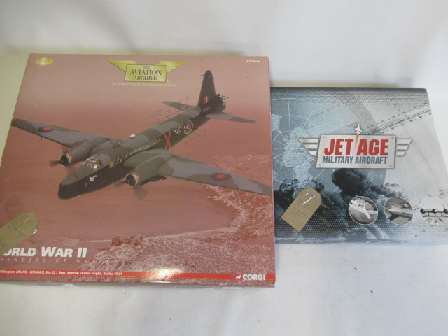 Aviation Archive Wellington MKVII and Jet Age Vulcan Bomber, both items boxed, G-E Image