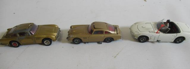 Corgi James Bond DB5 with passenger figure, 007 Toyota 200GT passenger, missiles and rear light Image