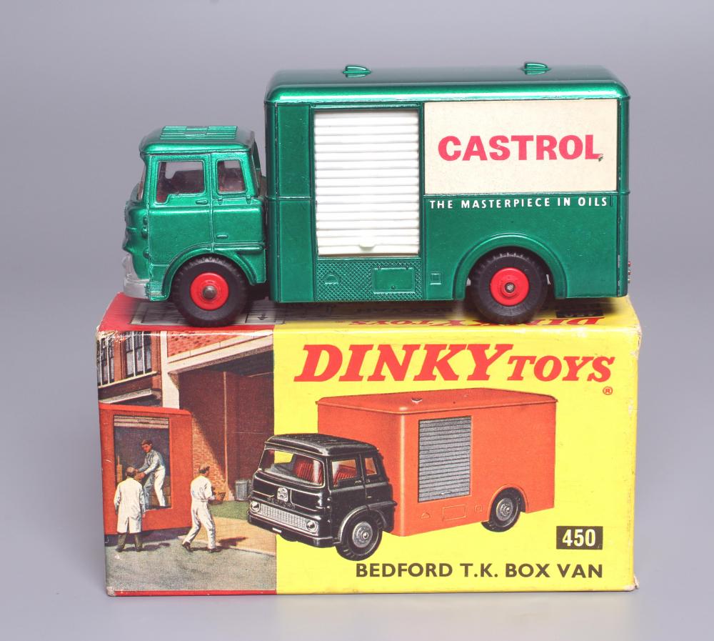 Dinky 450 Bedford T.K. Box van, box G+, model E (Est. plus 24% premium inc. VAT) Image