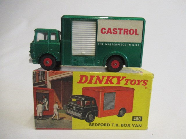 Dinky 450 Bedford T.K. Box van, box G+, model E (Est. plus 24% premium inc. VAT) Image