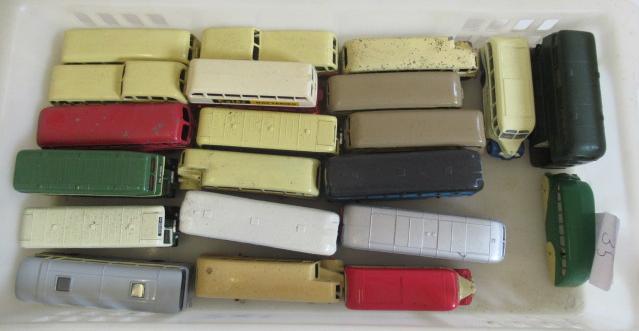 Unboxed Dinky bus and coach models, some repainting, F-P (Est. plus 24% premium inc. VAT) Image