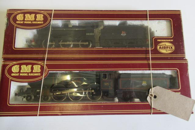 G.M.R. B.R. Castle Class Pendennis Castle and B.R. Fowler 4F in black, boxed E (Est. plus 24% Image