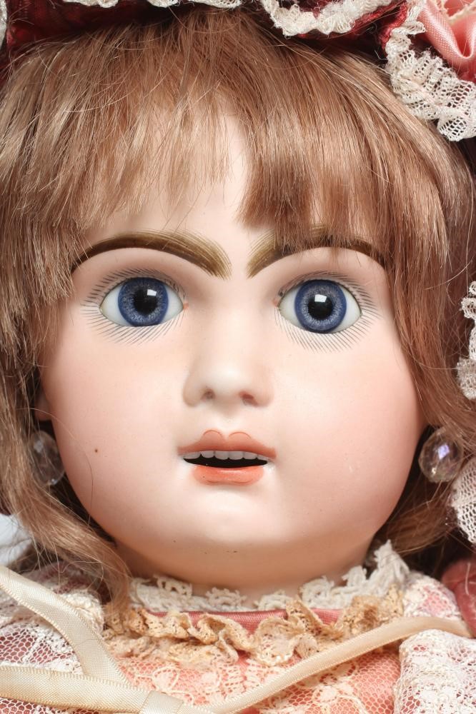 A Jumeau bisque socket head doll Image