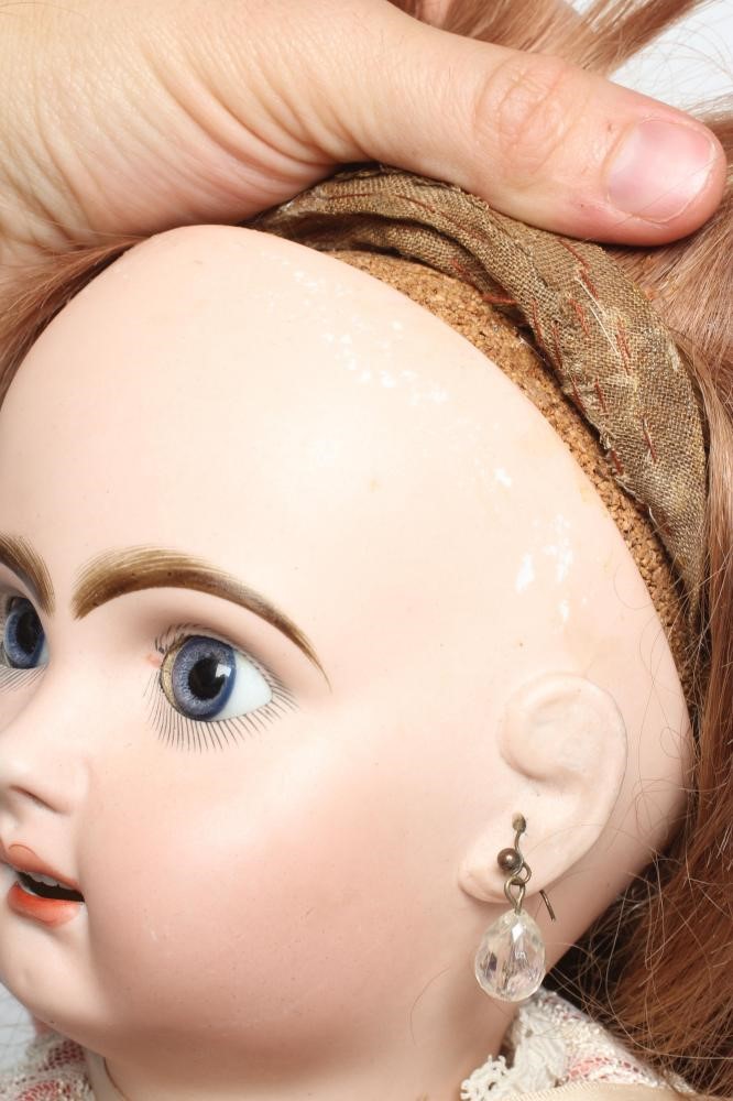 A Jumeau bisque socket head doll Image