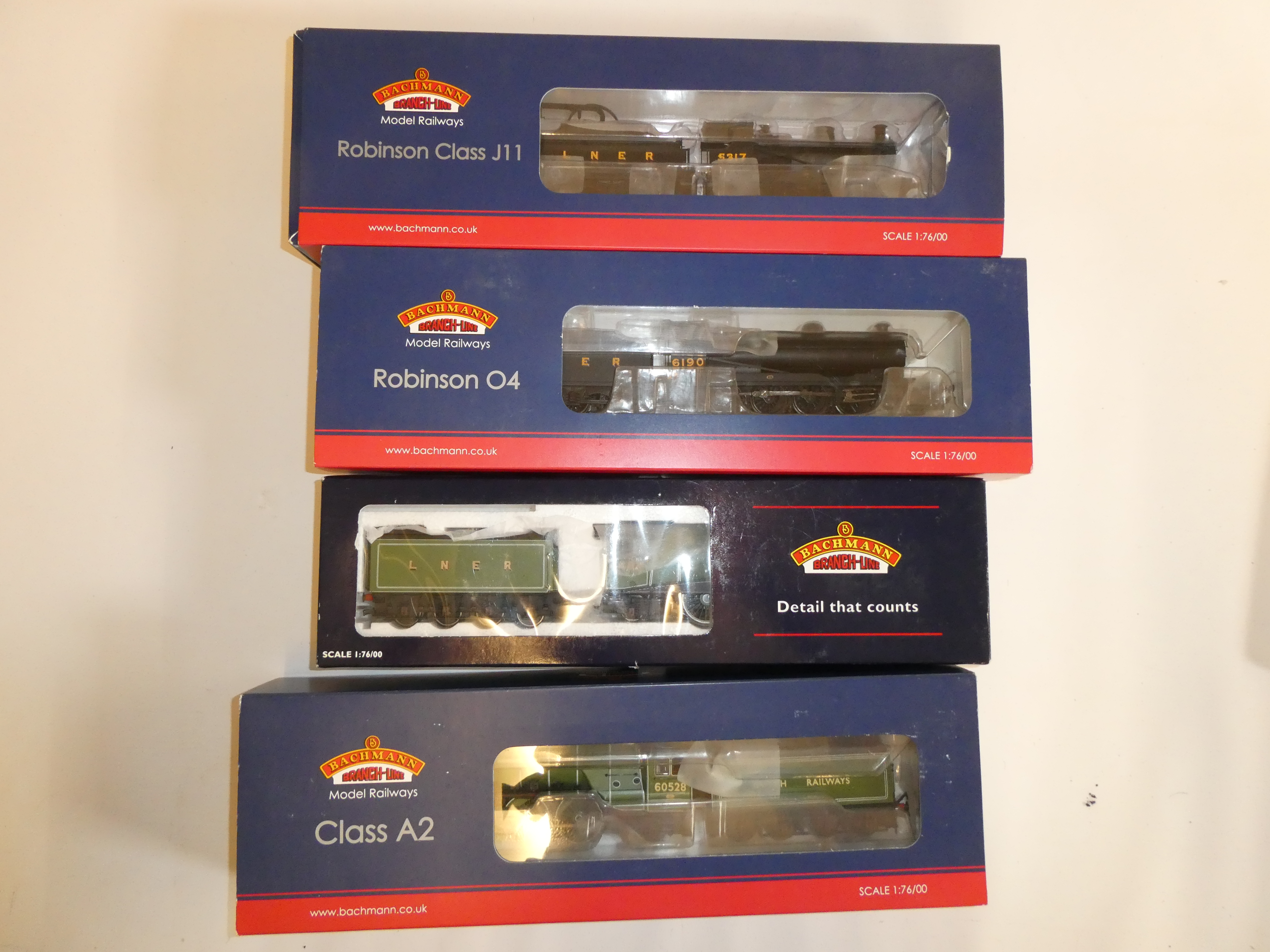 Four Bachmann locomotives comprising L.N.E.R. J11 0-6-0 5317 Image