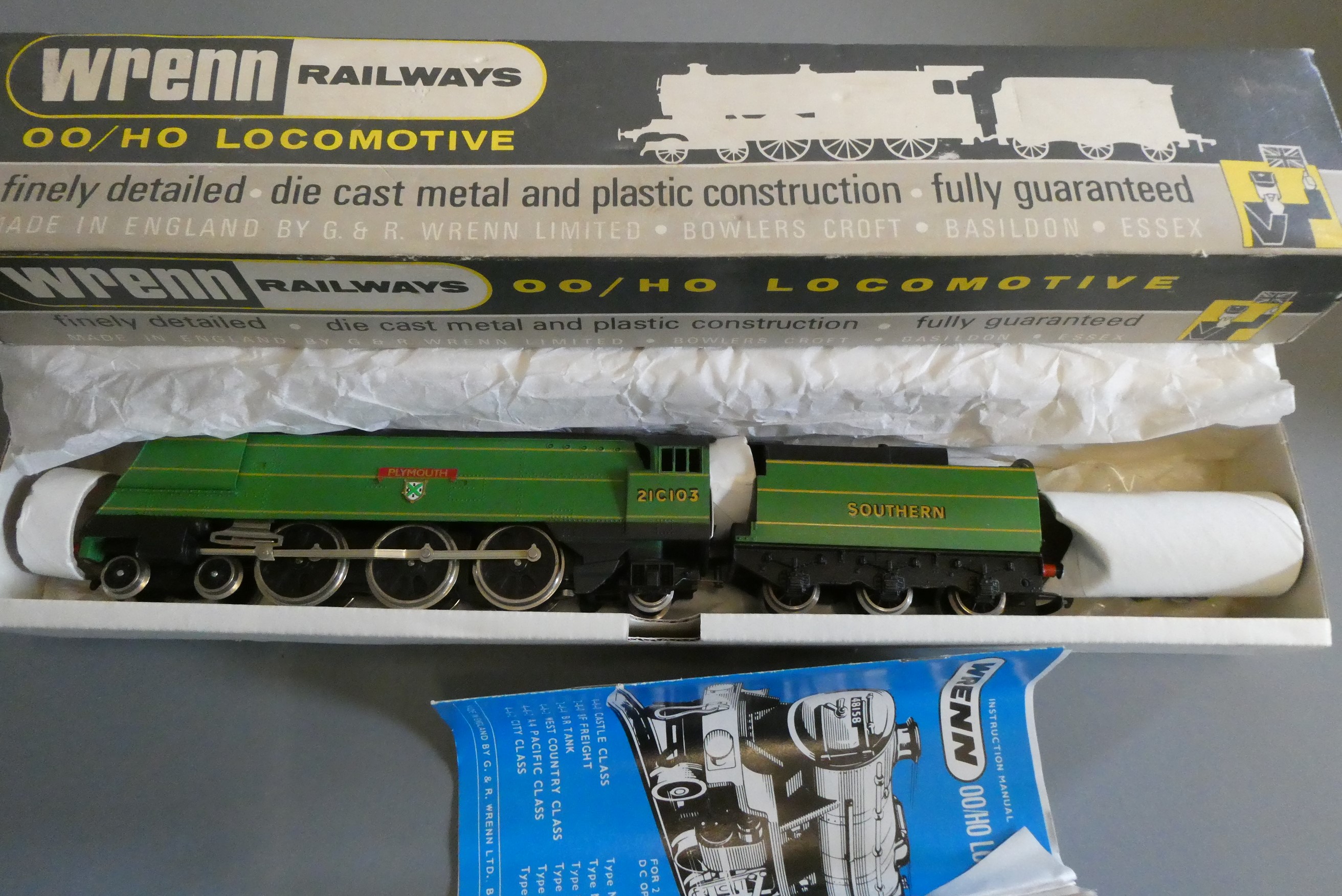 Wrenn Railways W2266 S.R. 4-6-2 "Plymouth", boxed E-M (Est. plus 24% premium inc. VAT) Image