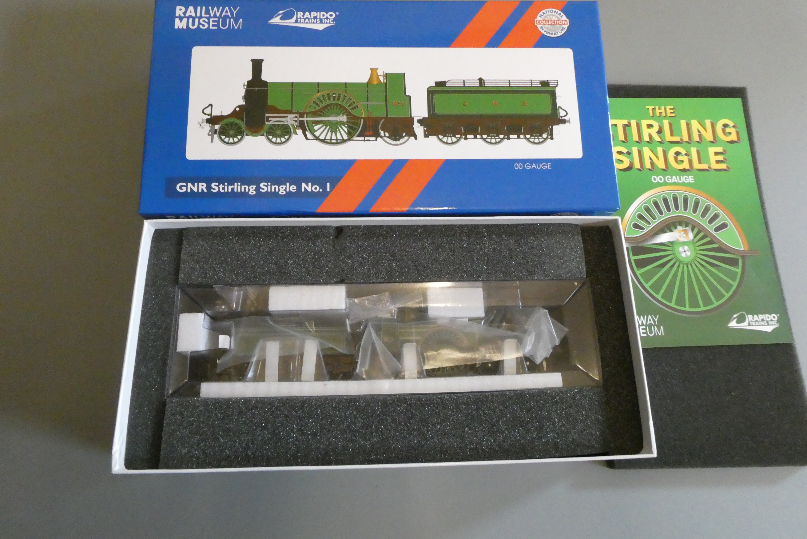Railway Museum G.N.R. Stirling Single, boxed M (Est. plus 24% premium inc. VAT) Image