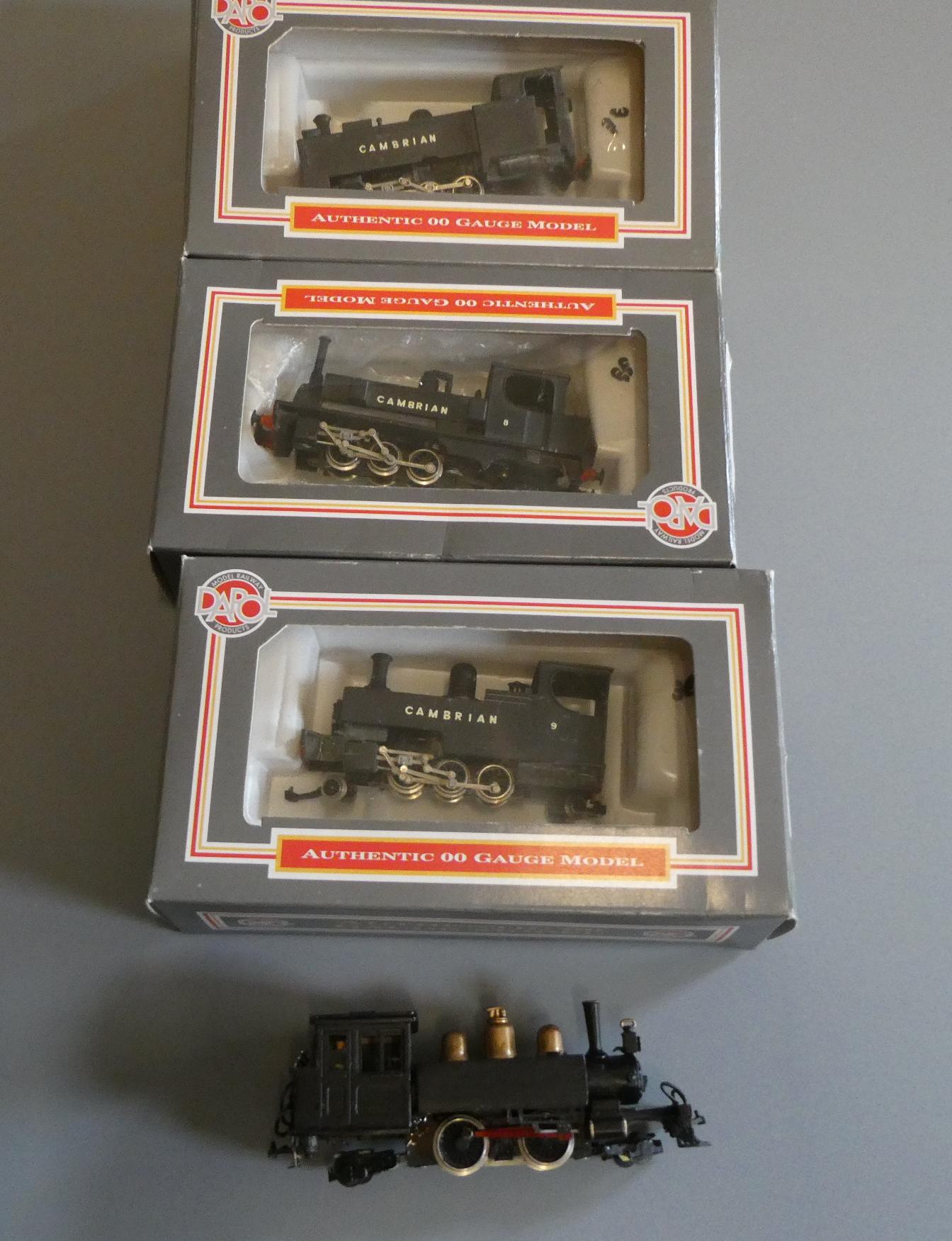 009 gauge locomotives comprising 2-4-2T Cambrian 0-6-2T Cambrian 2-6-2T and Rheidol 2-6-2T, F (Est. Image