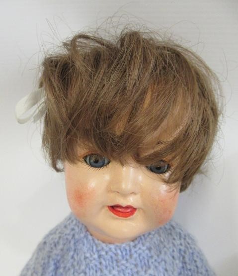 Two bisque socket head German dolls Image