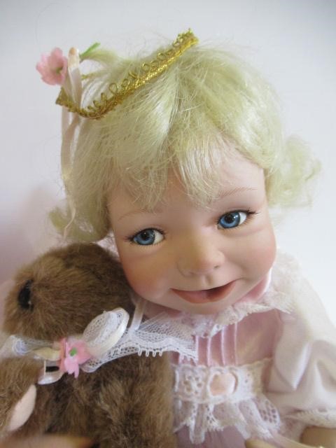 Four Ashton Drake dolls, all with ceramic jointed bodies, 16" long (Est. plus 24% premium inc. VAT) Image