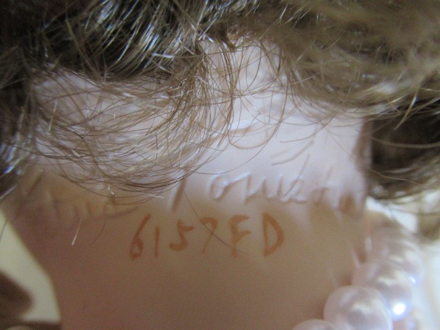 Six collectors dolls, all with ceramic heads, makers such as Titus Tomescu and others, largest 25" Image