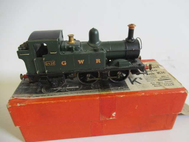 K's kit built 14XX G.W.R. tank in G.W.R. green, G (Est. plus 24% premium inc. VAT) Image