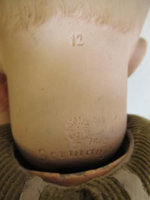 Two restored Heubach bisque socket head dolls Image