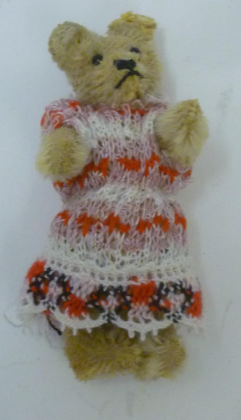A Steiff miniature teddy bear Image