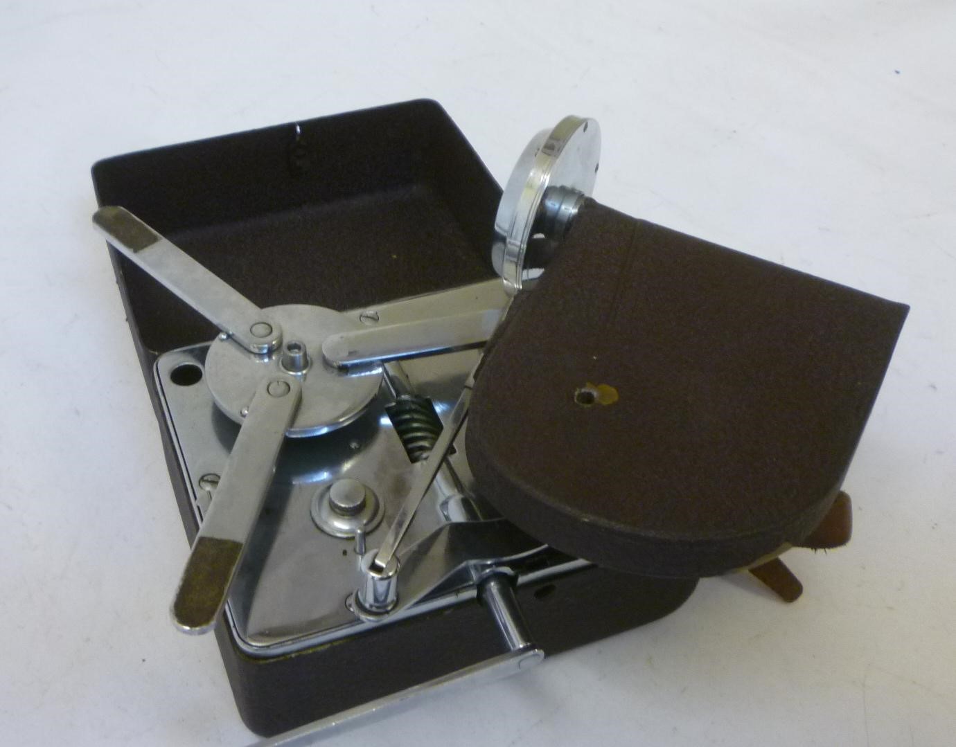 A Mikky Phone "camera" gramophone (Japan) with folding black metal case Image