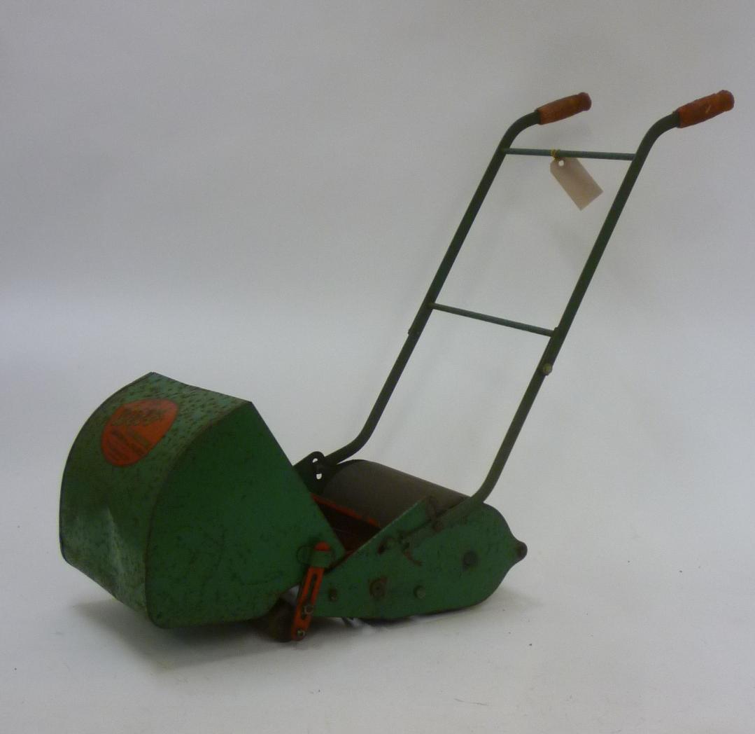 A Webb miniature lawn mower for children Image