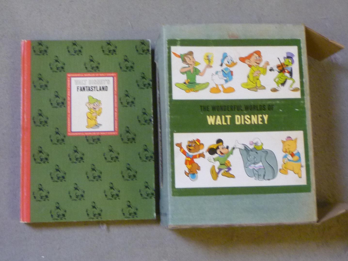 A set of four volumes "The Wonderful Worlds of Walt Disney" comprising "Worlds of Nature" Image