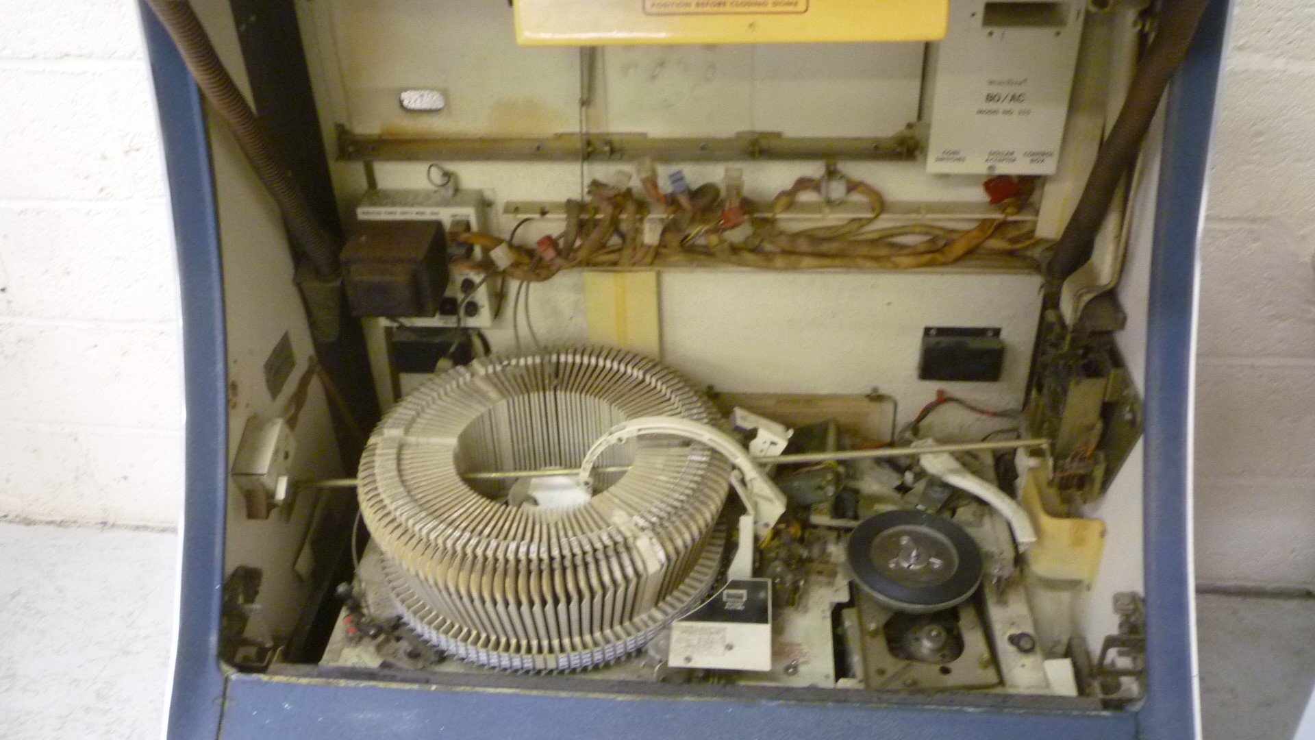 A Wurlitzer Americana electric Juke box in chromium plated edged metal case Image