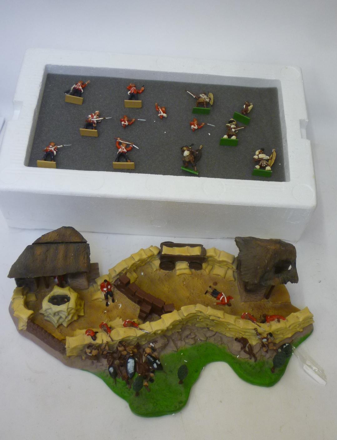 A Britains 5198 Zulu War Rorke's Drift 1879 Ltd Edition Set No 646 of 2000 Image