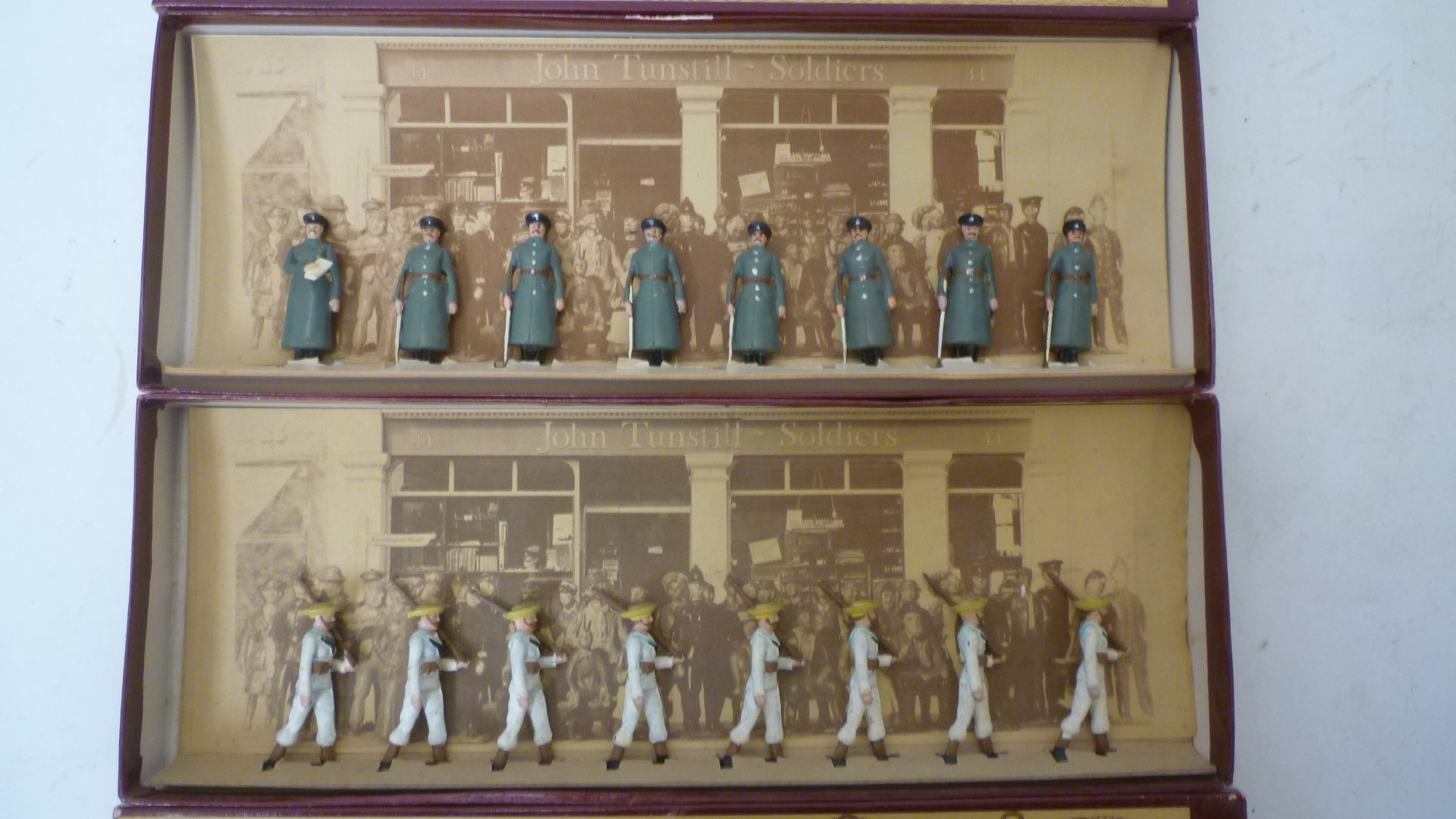 Two sets of 54mm lead "Soldiers' Soldiers" by John Tunstill Image