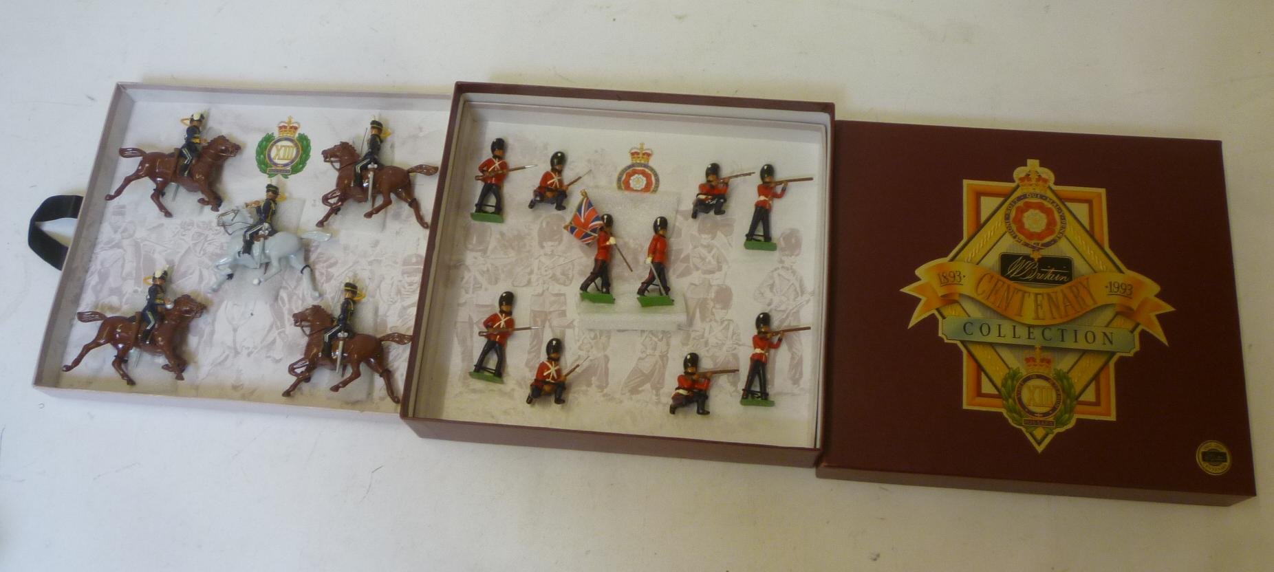 Britains 8813 "Dennis Britain Set" 13th Hussars and Royal Fusuliers Image