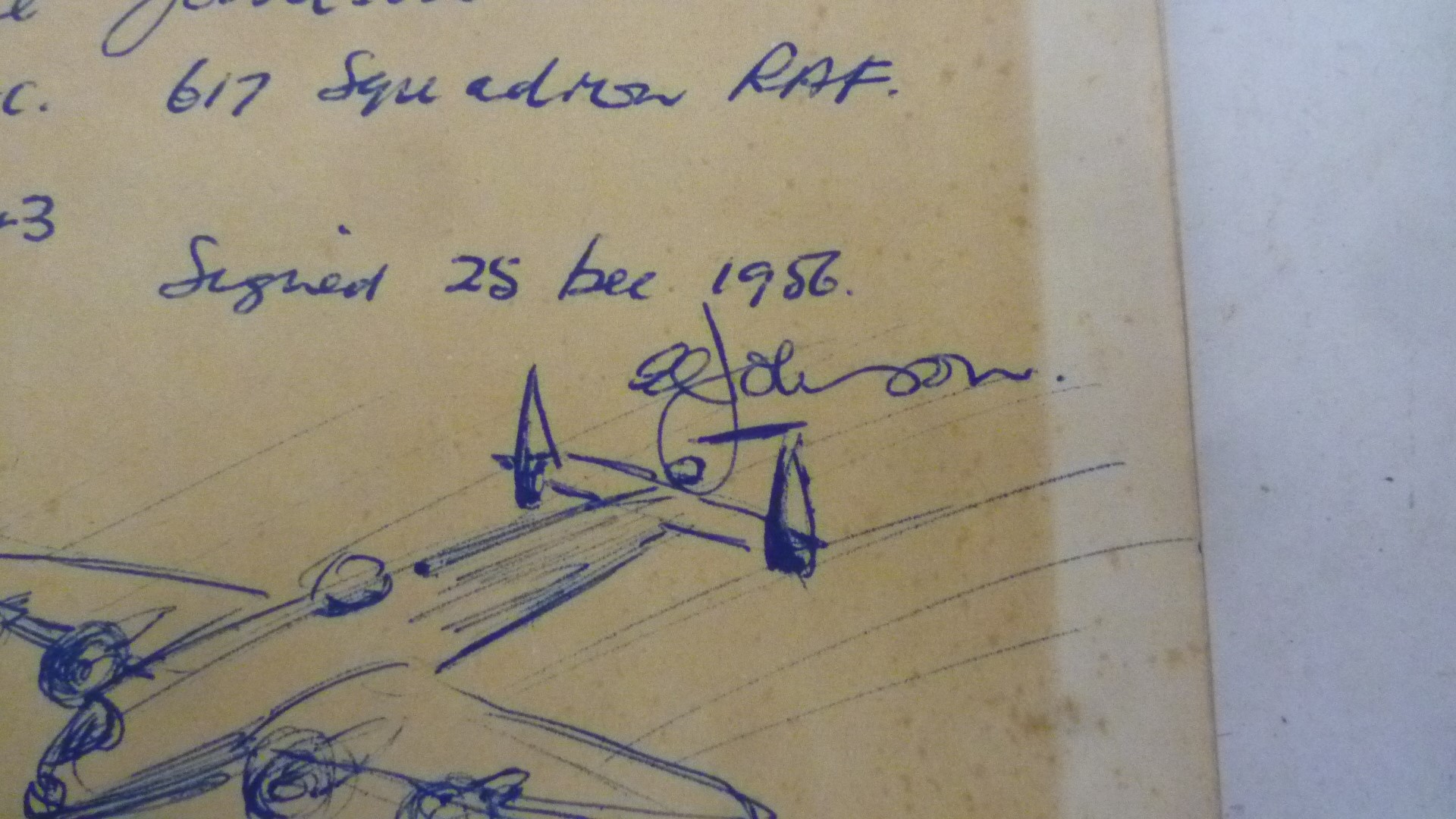 Johnny Johnson (617 Squadron RAF Image