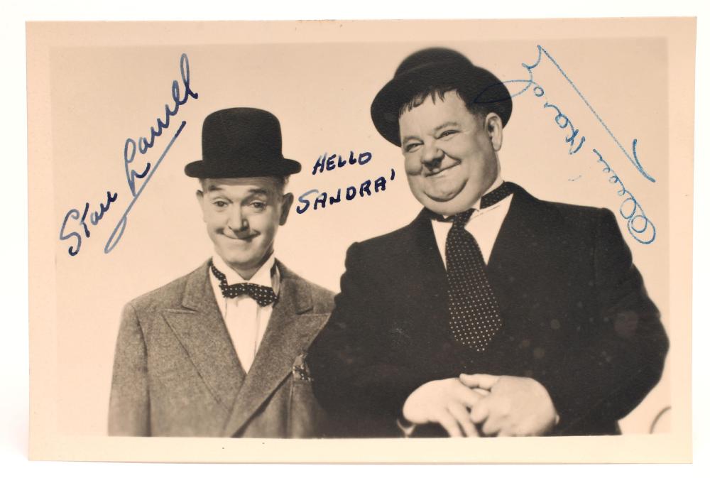 Stan Laurel and Oliver Hardy photograph Image