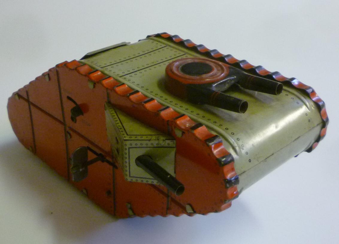A German tinplate tank Image