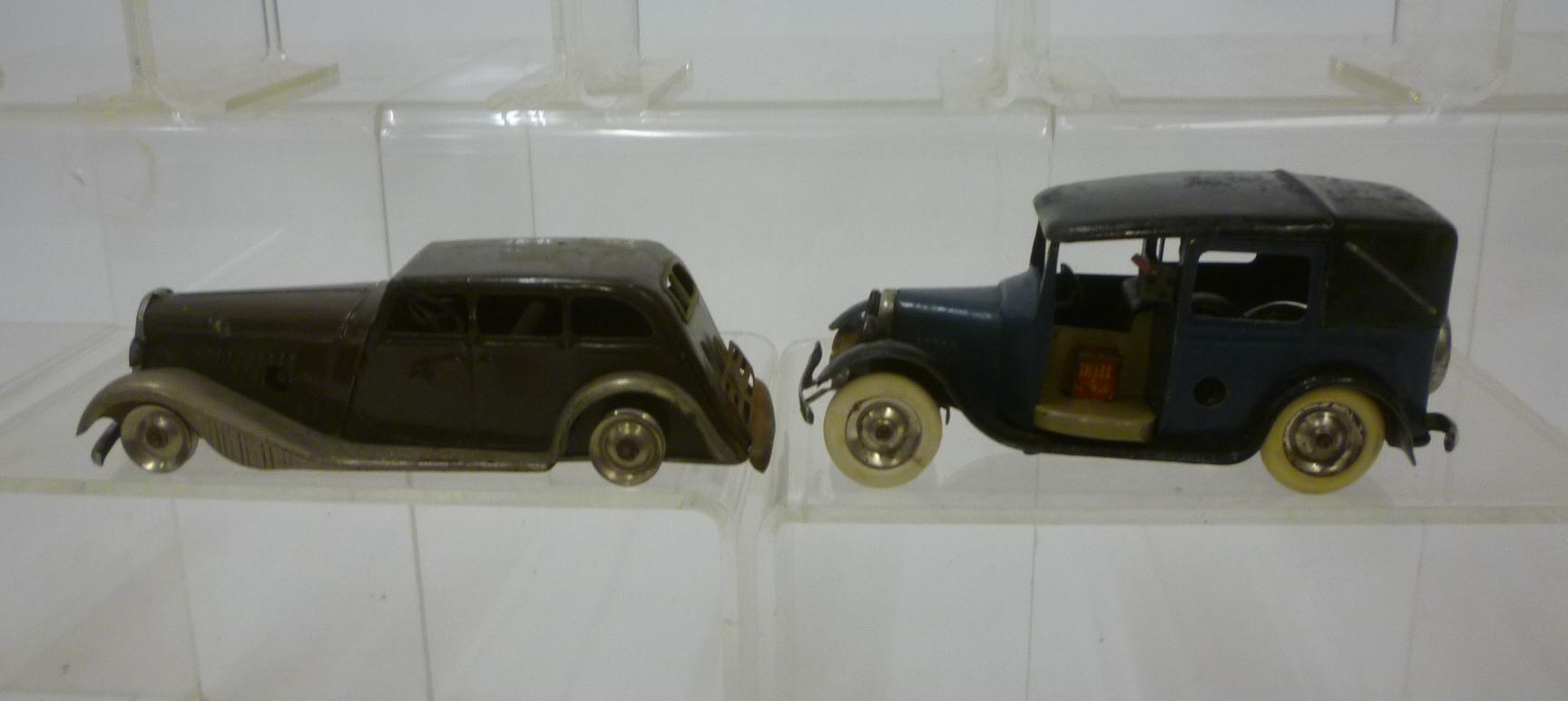 Two pre-war Minic clockwork vehicles Image