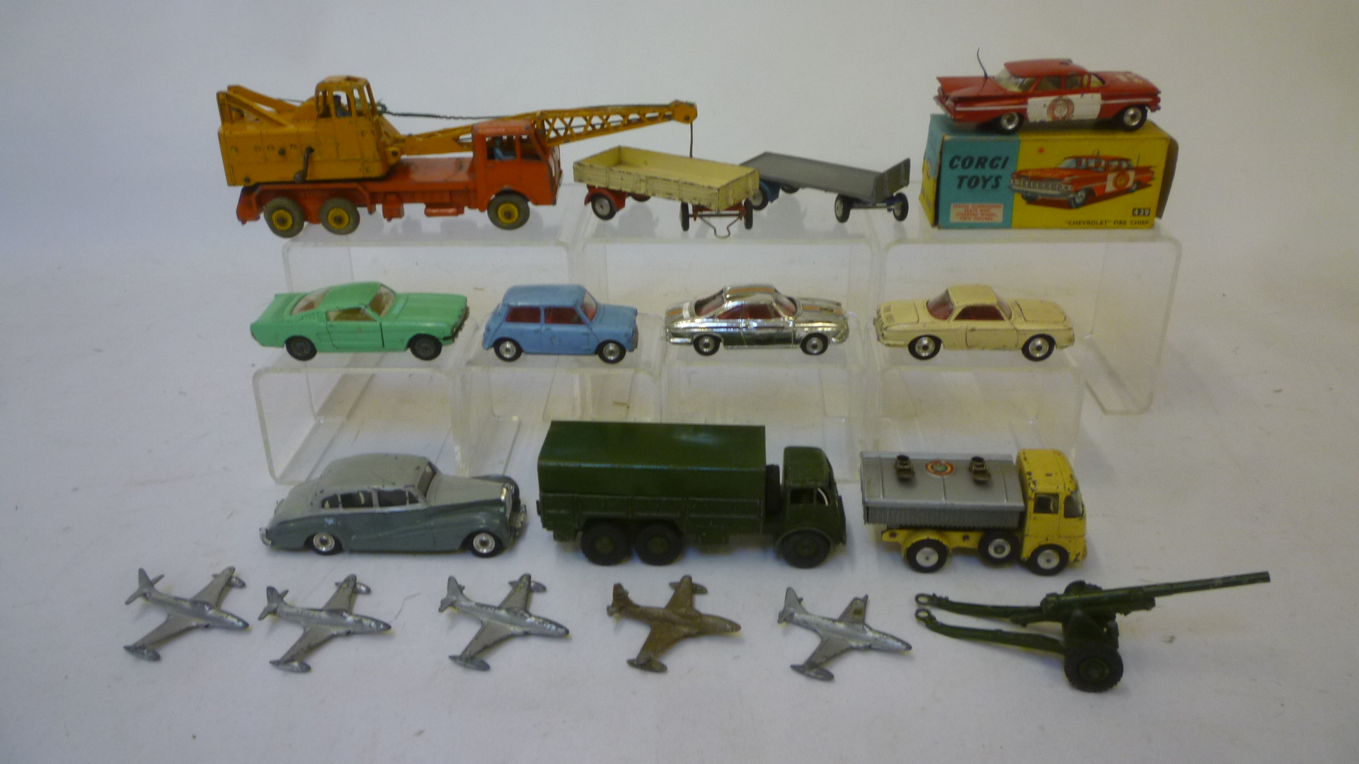 Seven Corgi vehicles (one boxed) Image
