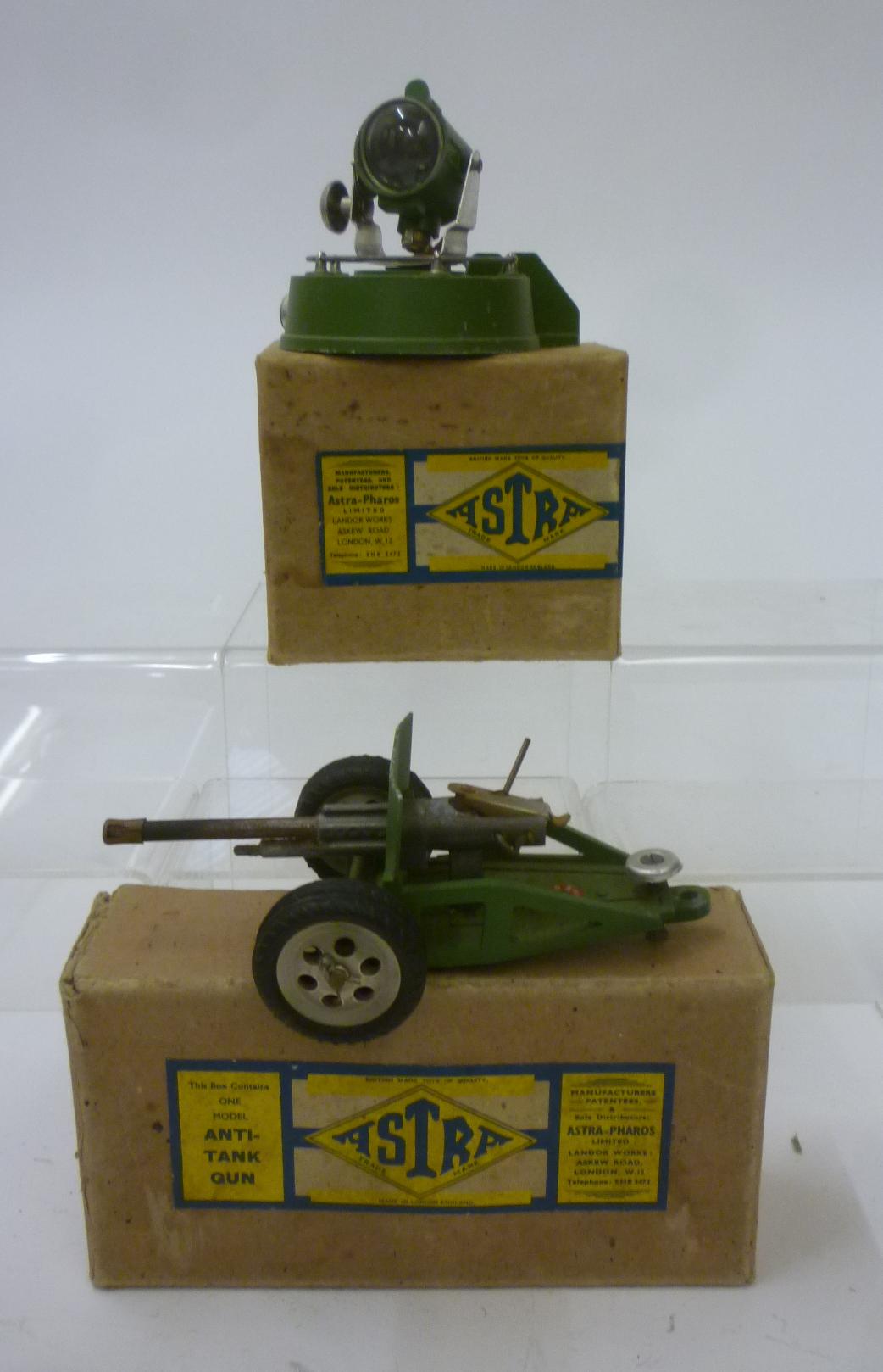 Two Astra items Searchlight and Anti-Tank Gun Image