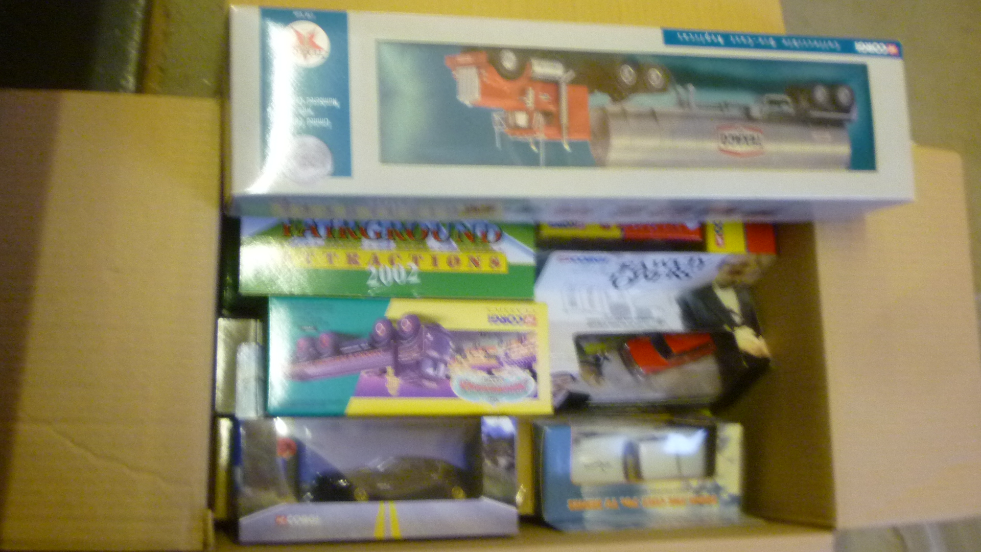 Eighteen Corgi Classics models including some circus and fairground attractions Image