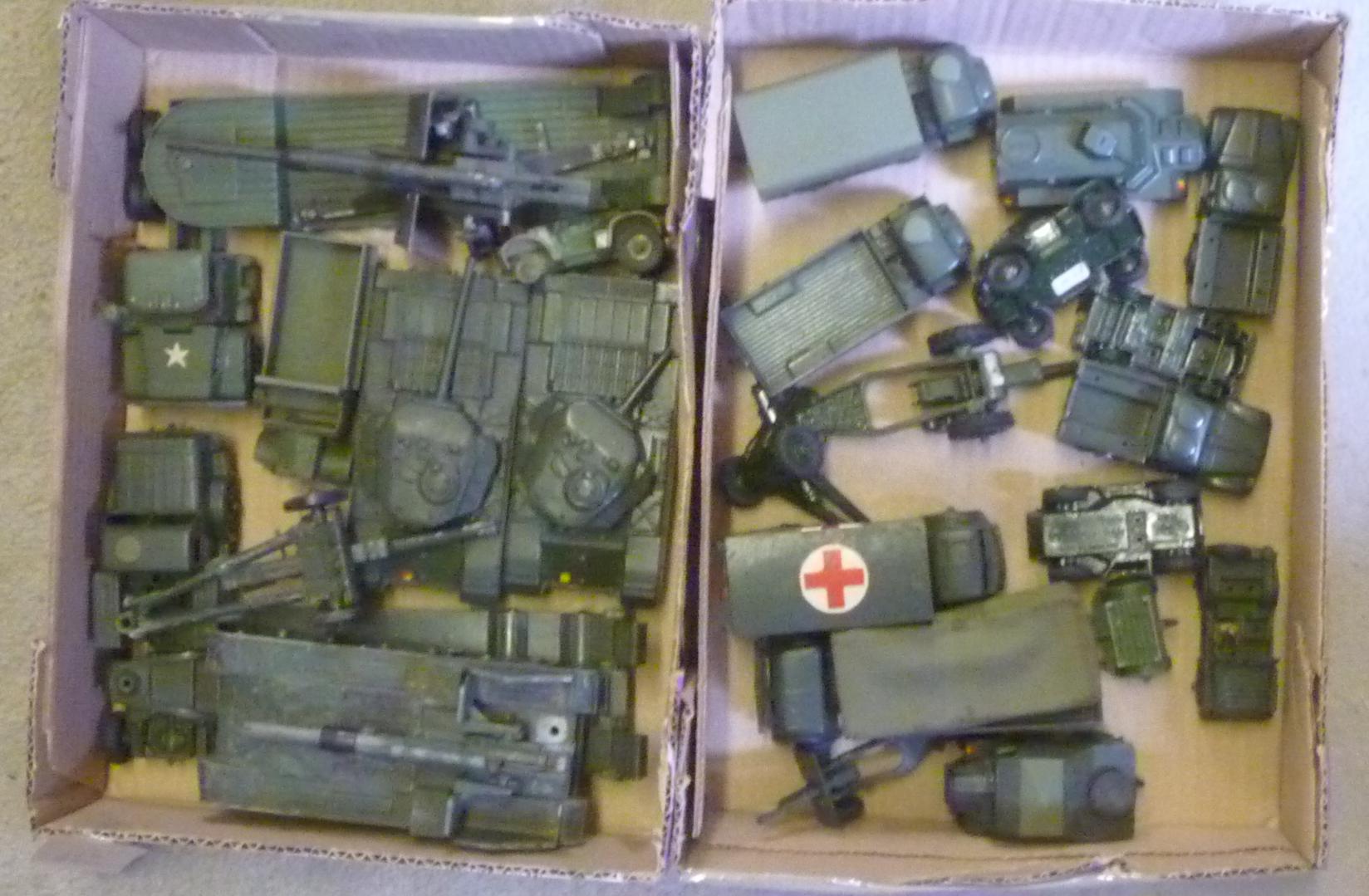 Twenty six Dinky military models Image