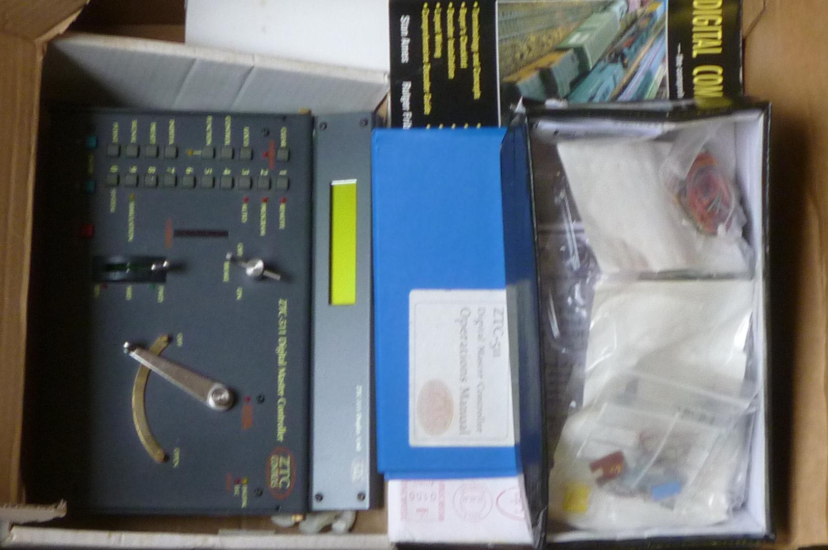A Z.T.C. Digital Controller of 1998 Vintage with accessories and manuals and a Gauge Master Model D Image