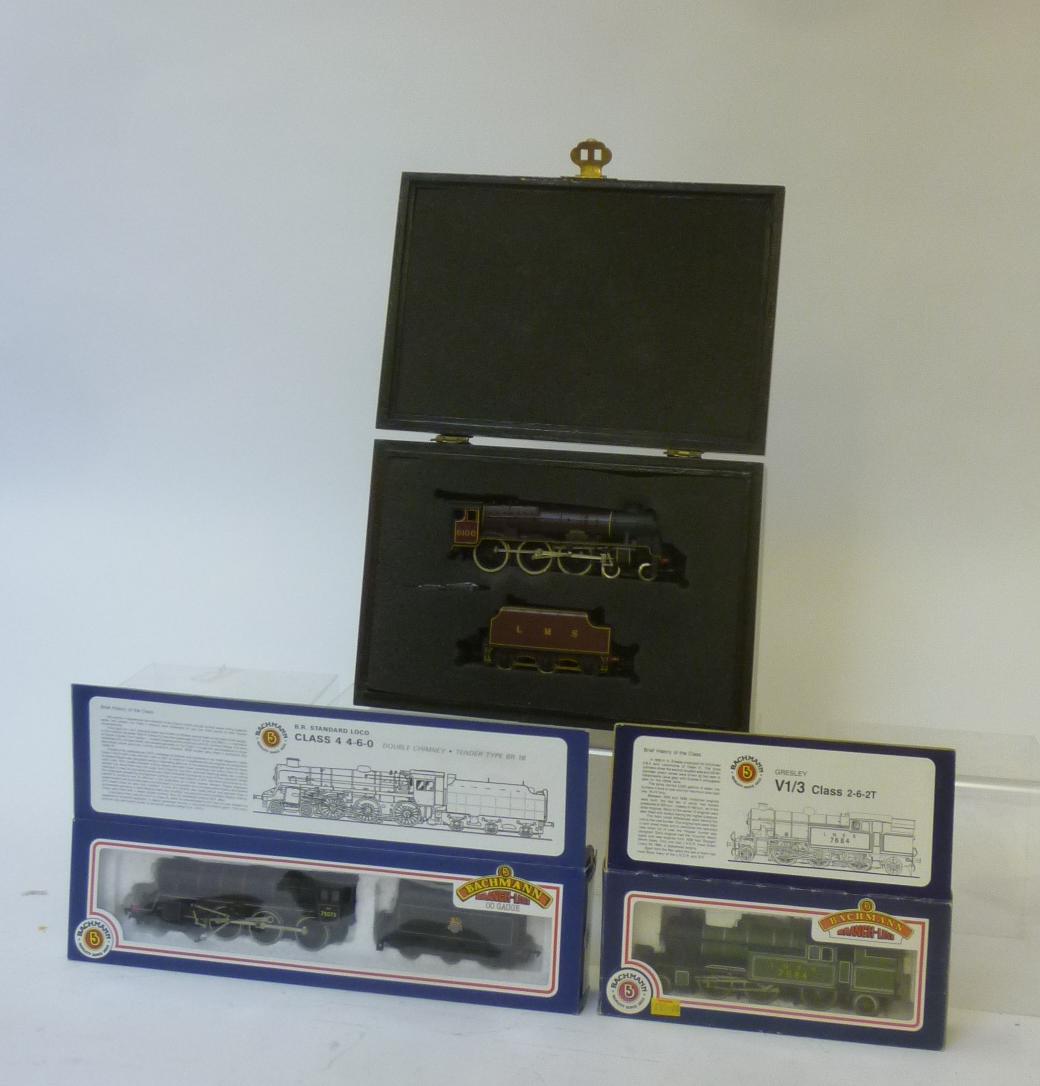 Three Bachmann locomotives comprising Royal Scot Image