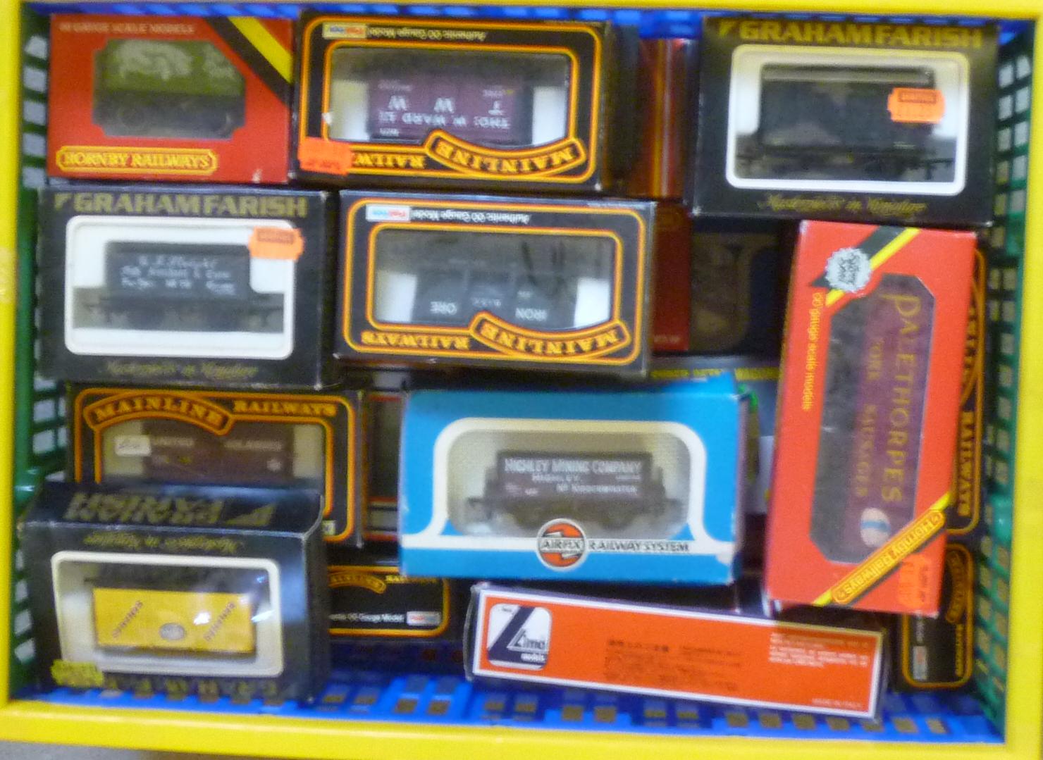 Forty three boxed items of rolling stock by Mainline Image