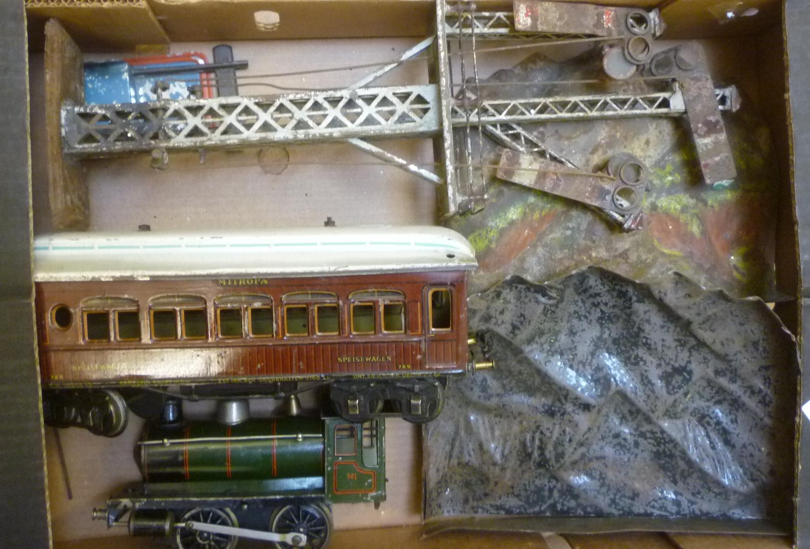 Marklin Gauge 1 clockwork 0-4-0 locomotive Image