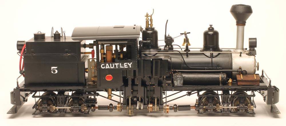 Accucraft live steam Shay three cylinder bogie driven logging locomotive Image