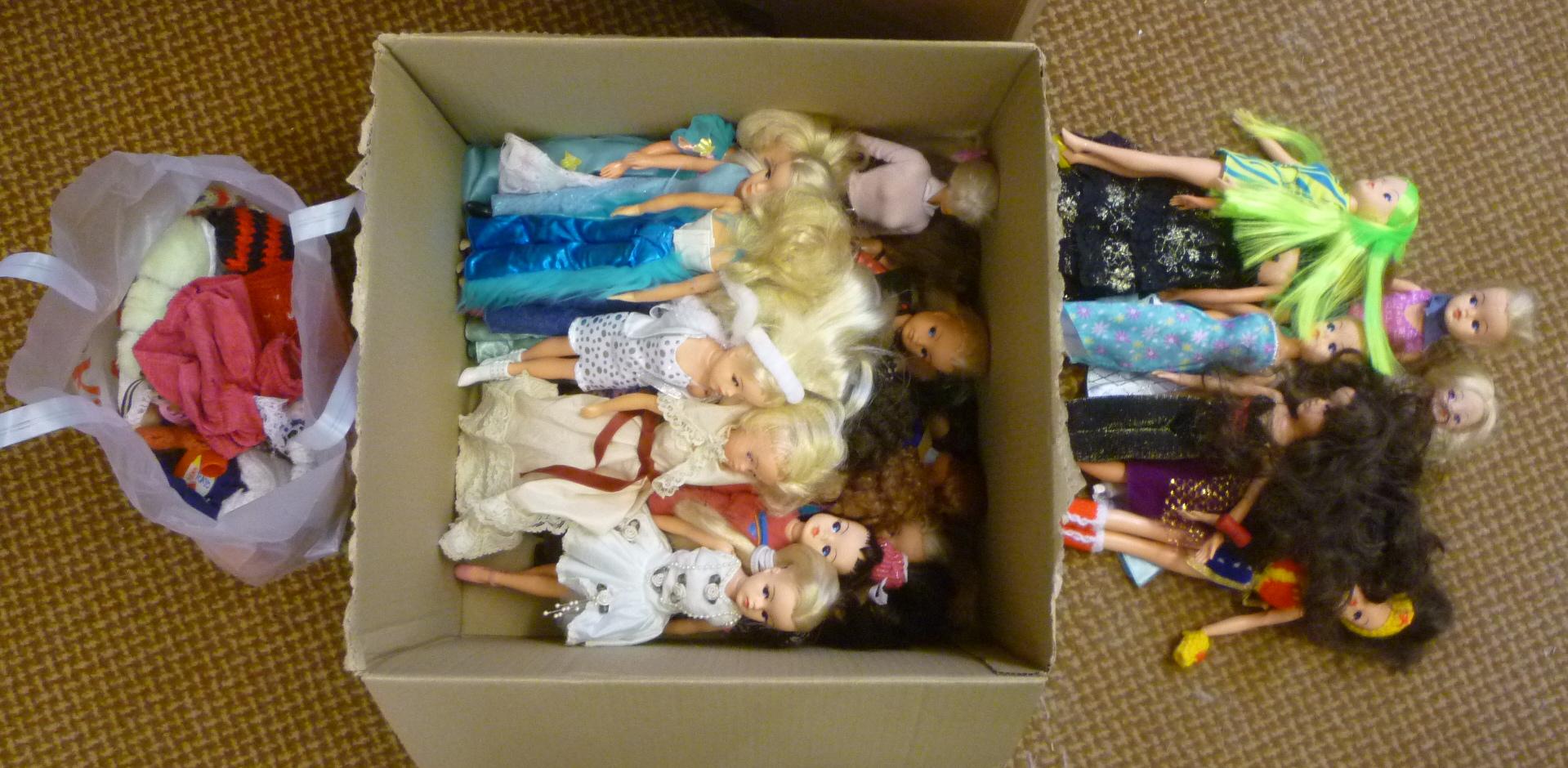 A collection of twenty eight Sindy dolls Image